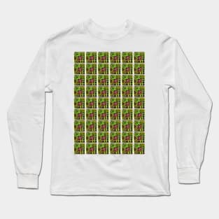 hand drawn doodle art pattern Long Sleeve T-Shirt